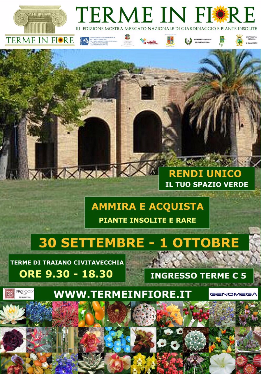 III Edizione – Pro loco Roma Capitale “Terme in Fiore, a Civitavecchia il festival delle piante insolite”